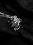 prestashop:1:2849:9889 | Silver listening lotus earclip
