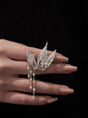 prestashop:1:2850:10226 | Silver three-leaf elf ear cuff