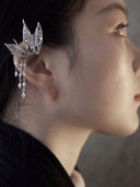 prestashop:1:2850:10229 | Silver three-leaf elf ear cuff