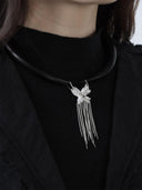prestashop:1:2852:15599 | Silver swing butterfly collar