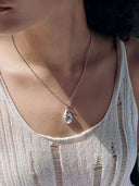prestashop:1:2860:9769 | Silver Pleated Shell Necklace