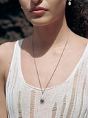 prestashop:1:2860:9772 | Silver Pleated Shell Necklace