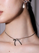 prestashop:1:2911:15858 | V Bowknot Ribbon Soft Necklace