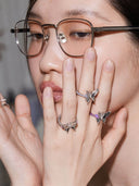prestashop:1:2917:15861 | White Shell Opal Butterfly Ring