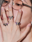 prestashop:1:2917:15863 | White Shell Opal Butterfly Ring