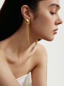 prestashop:1:2982:18115 | Gold Rain Metal Tassel Earrings