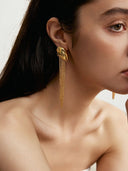 prestashop:1:2982:18117 | Gold Rain Metal Tassel Earrings