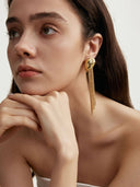 prestashop:1:2982:18118 | Gold Rain Metal Tassel Earrings