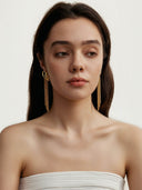 prestashop:1:2982:18119 | Gold Rain Metal Tassel Earrings
