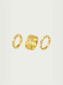 prestashop:1:2993:18359 | Gold Ripple Thoughts Combination Ring