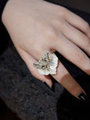 prestashop:1:3009:15592 | Sliver Leafless Butterfly Orchid Ring