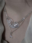 prestashop:1:3011:15552 | Silver Heart Windowpane Necklace