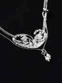 prestashop:1:3011:15553 | Silver Heart Windowpane Necklace