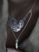 prestashop:1:3011:15555 | Silver Heart Windowpane Necklace