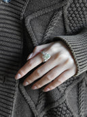 prestashop:1:3012:14923 | Silver Green Shade Ring