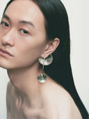 prestashop:1:3209:18443 | Sliver Small Spring Eye Ripple Earring - Single