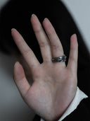 prestashop:1:321:1138 | M.WONG Water Collection Black Silver Ring