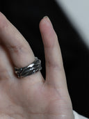 prestashop:1:321:1139 | M.WONG Water Collection Black Silver Ring