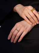 prestashop:1:3224:11043 | Gold Tie Single Layer Ring