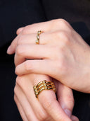 prestashop:1:3224:11044 | Gold Tie Single Layer Ring