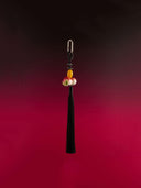 prestashop:1:3244:11443 | Black Walnut Leather Knot Black Tassel Bag Charm/Car Rearview Mirror Ornament