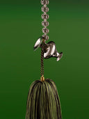 prestashop:1:3250:11466 | Silver Vase Tassel Bag Charm/Car Rearview Mirror Ornament