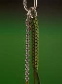prestashop:1:3251:11487 | Green Mirror Moon Tasseled Metal Chain Bag Charm/Car Rearview Mirror Ornament