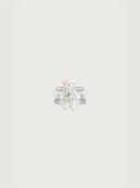prestashop:1:3300:15805 | White Mini Bear Multi-Layered Pearl and Gemstone Ring
