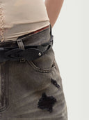 prestashop:1:3304:17202 | Black Snake&Calfskin Braided Belt