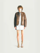 prestashop:1:3325:11314 | Brown Zippered Sheepskin Jacket
