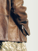 prestashop:1:3325:11318 | Brown Zippered Sheepskin Jacket