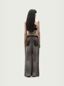 prestashop:1:3330:19316 | Grey Destruction Flare Loose Jeans