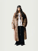 prestashop:1:3333:18192 | Brown Faux-Fur Two-sided Long Coat
