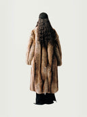 prestashop:1:3333:18197 | Brown Faux-Fur Two-sided Long Coat