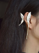 prestashop:1:3355:14928 | White Elf Butterfly Ear Hook - Right