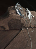 prestashop:1:3357:14192 | White Long Leaf Asahin Earring - single left