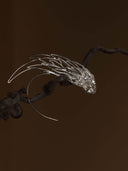 prestashop:1:3358:15637 | White New Feather Filigree Earring - Left