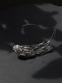 prestashop:1:3358:15639 | White New Feather Filigree Earring - Left