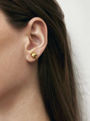 prestashop:1:3372:19944 | Gold Intonation Square and Round Earrings - Pair