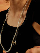 prestashop:1:3570:12225 | Silver Pignose Pearl Belt Necklace