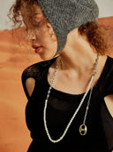 prestashop:1:3570:12229 | Silver Pignose Pearl Belt Necklace