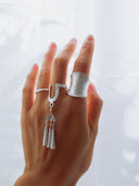 prestashop:1:370:19045 | HENG-gender neutral hammer pattern fine silver ring