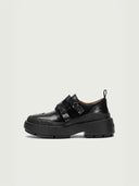 prestashop:1:3771:16096 | Black Dreamcore Knight Rose Embossed Brogue Shoes