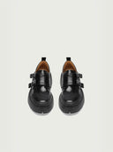 prestashop:1:3771:16097 | Black Dreamcore Knight Rose Embossed Brogue Shoes