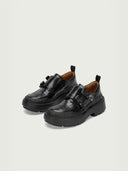 prestashop:1:3771:16098 | Black Dreamcore Knight Rose Embossed Brogue Shoes