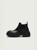 prestashop:1:3774:16113 | Black Dreamcore Knight Rose Embossed Chelsea Boots