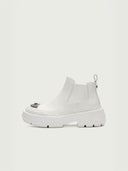 prestashop:1:3775:16124 | White Dreamcore Knight Rose Embossed Chelsea Boots