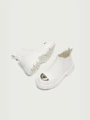 prestashop:1:3775:16126 | White Dreamcore Knight Rose Embossed Chelsea Boots