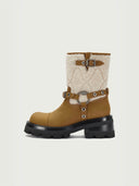prestashop:1:3792:16203 | Brown and Beige  Dreamcore Knight Rider Rebel Riding Boots