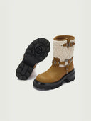 prestashop:1:3792:16205 | Brown and Beige  Dreamcore Knight Rider Rebel Riding Boots